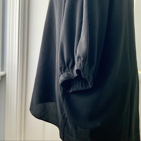 Spin Plus Size Black Short Sleeve Tunic Top NWT - Picture 5 of 8